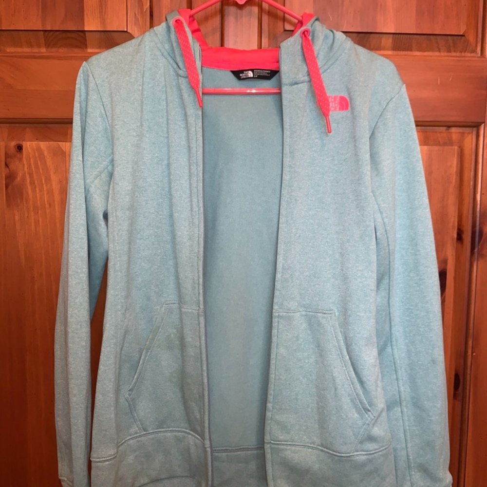 The North Face Turquoise/Pink Jacket